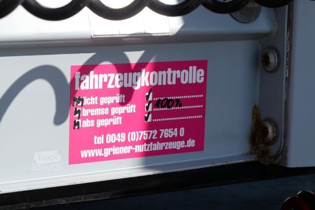 Naczepa otwarta z plandeką KRONE CITYSATTEL  KRONE 1-achs SEP 10/ BPW/TRIDEC lenk