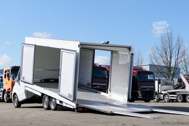 Car carrier van ALGEMA MB Autotransporter Moetefindt Funk Seilwinde