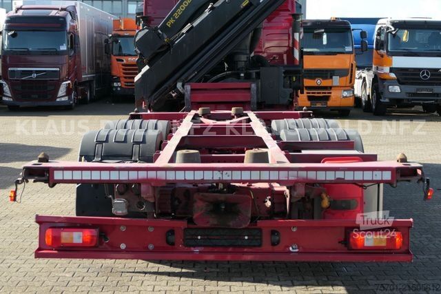 Φορτηγό εναλλασσόμενου αμαξώματος VOLVO FH 420 BDF Kran Palfinger Lift-/Lenkachse Euro 6