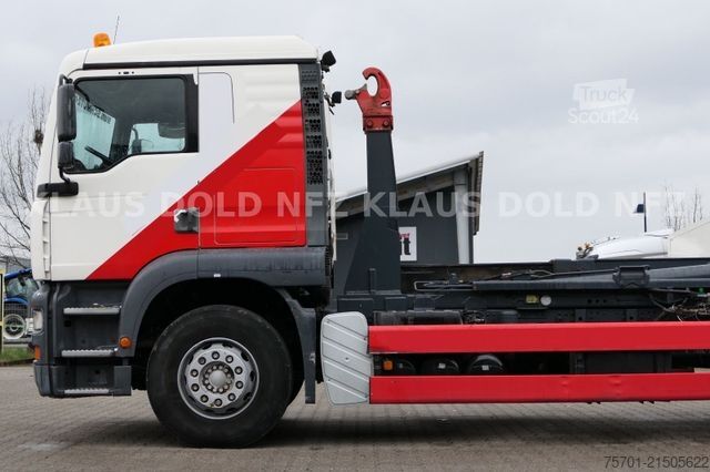 Roll-off tipper truck MAN TGA 26.460 Abrollkipper Lift-/Lenkachse