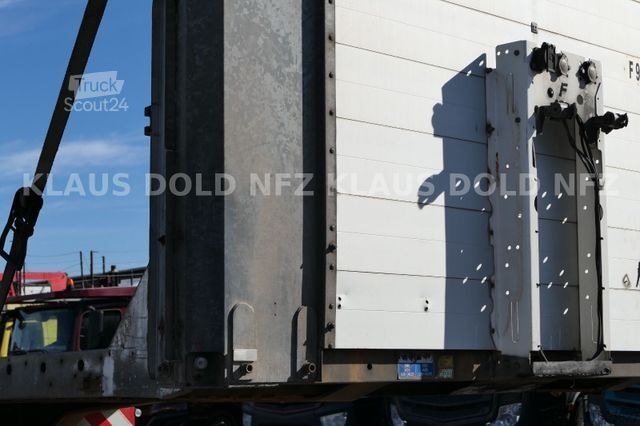 Working platform semitrailer FLIEGL SDS 350 Platto Liftachse Alu-Bordwände Runge