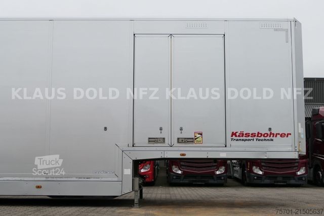 Automobilių pervežimo puspriekabė KÄSSBOHRER SP 9-16 geschlossener Autotransporter