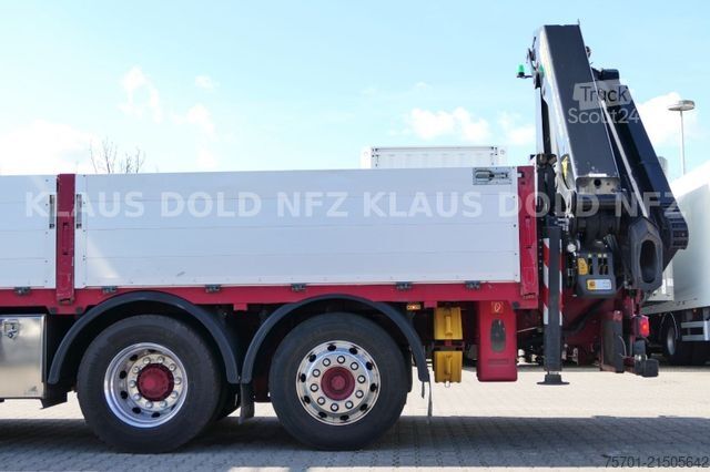 Vrachtauto met open laadbak SCANIA R 490 Pritsche Kran Palfinger Retarder Euro 6