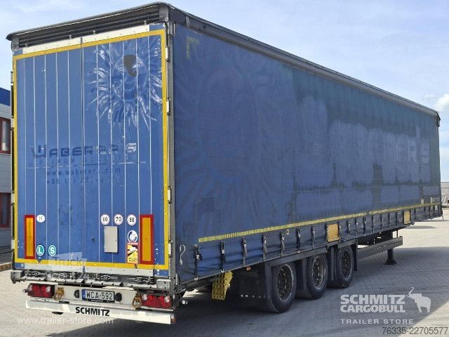 Odprta polprikolica s ponjavo Schmitz Cargobull Curtainsider Mega