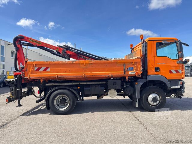 Коммерческий автомобиль MAN TGM  13.240 4x4BL Palfinger Kran 3 S Kipper Klima