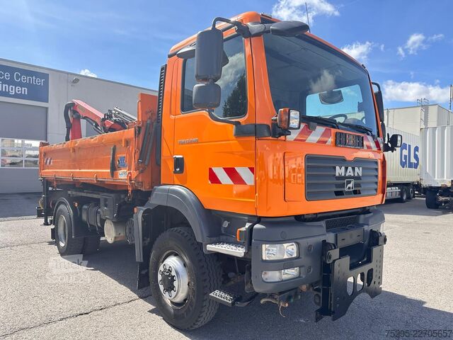 Коммерческий автомобиль MAN TGM  13.240 4x4BL Palfinger Kran 3 S Kipper Klima
