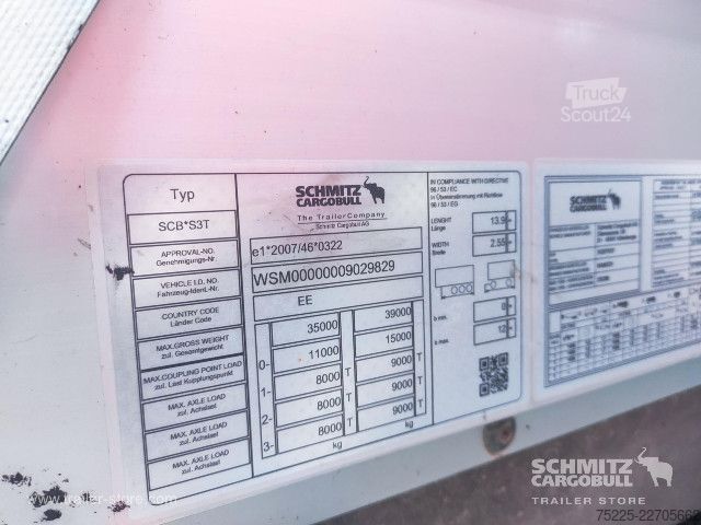 Öppen semitrailer med kapell Schmitz Cargobull Curtainsider Standard