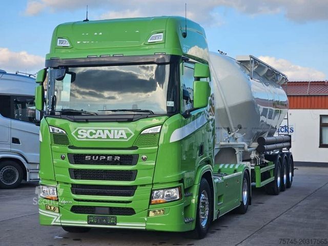 Стандартний тягач SCANIA R 460*SPITZER SILO*WENIG KM*ACC*KOMPRESSOR*TOP