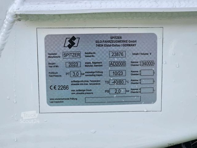 Стандартный седельный тягач SCANIA R 460*SPITZER SILO*WENIG KM*ACC*KOMPRESSOR*TOP