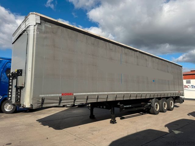 Öppen semitrailer med kapell KÖGEL SN24 * * 2 X LIFTACHSE * SAF * GUT BETREIFT