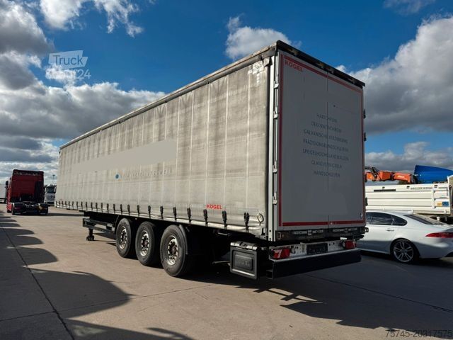 Öppen semitrailer med kapell KÖGEL SN24 * * 2 X LIFTACHSE * SAF * GUT BETREIFT