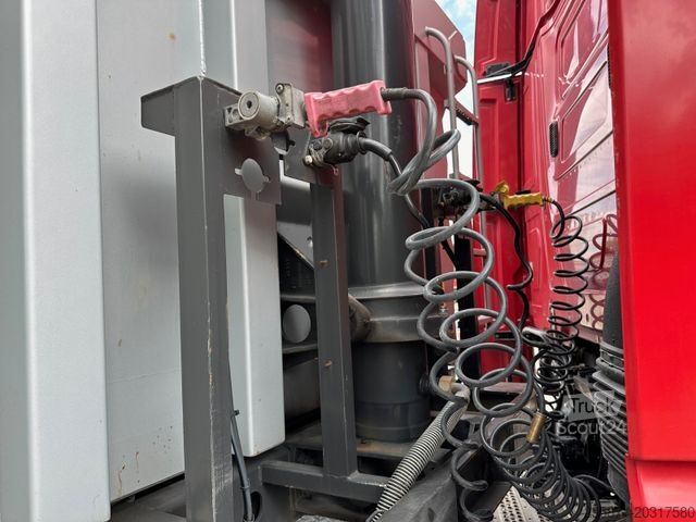Semi-remorque benne REISCH RHKS-3-SG13 Kippmulde 50m3 Schrottmulde Abbruch