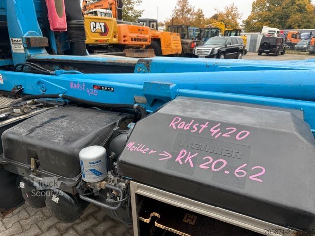 Camion scarrabile MERCEDES-BENZ 2646 Actros MP3 Abrollkipper Meiller AHK Klima