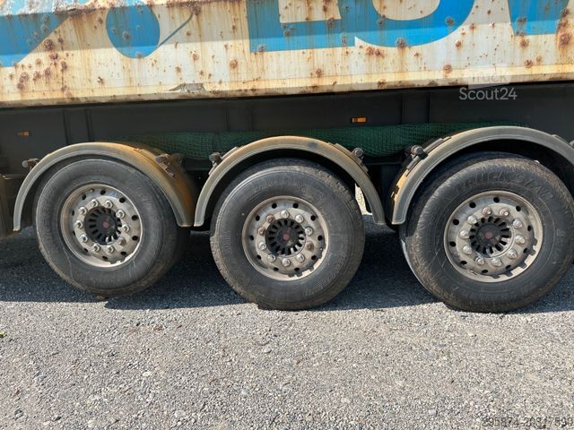 Damperli yarı römork REISCH RHKS-35/24SL Stahlschrott Kippmulde 50 m3!