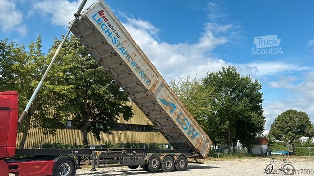 Damperli yarı römork REISCH RHKS-35/24SL Stahlschrott Kippmulde 50 m3!
