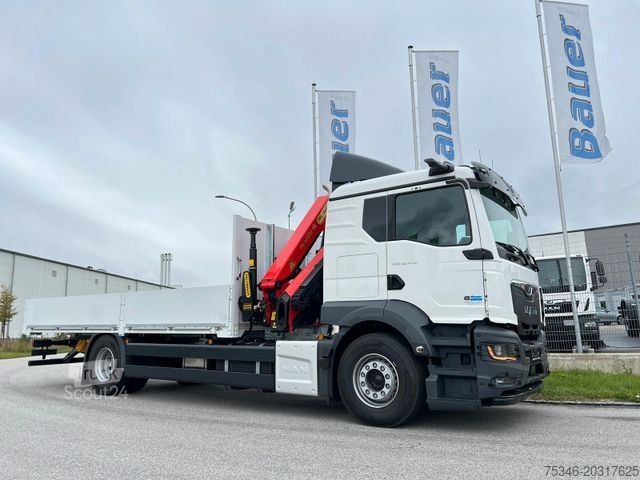 Кран, змонтований на вантажівці MAN TGS 18.470 BL/PK 14.502/19 m/Prit. 6,20 m/ 9 tkm