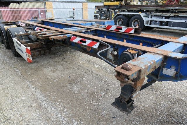 Semi-remorque à carrosserie interchangeable KRONE SDC 27 eLTU6, Slider, alle Container, SAF, Luft