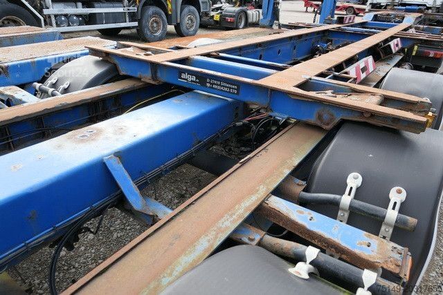 Semi-remorque à carrosserie interchangeable KRONE SDC 27 eLTU6, Slider, alle Container, SAF, Luft