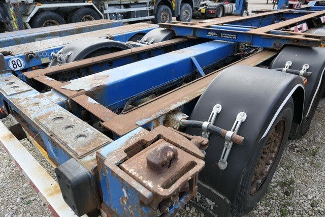 Semi-remorque à carrosserie interchangeable KRONE SDC 27 eLTU6, Slider, alle Container, SAF, Luft