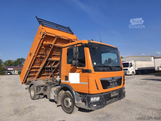 3-Seiten-Kipper MAN TGL 12.220 Meiller Dreiseitenkipper 4x2 Euro 6D...