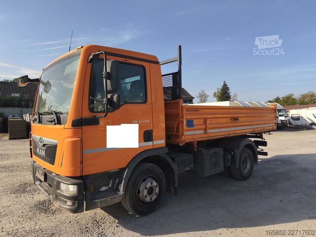 3-Seiten-Kipper MAN TGL 12.220 Meiller Dreiseitenkipper 4x2 Euro 6D...