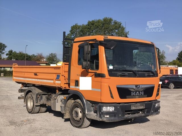 3-Seiten-Kipper MAN TGL 12.220 Meiller Dreiseitenkipper 4x2 Euro 6D...