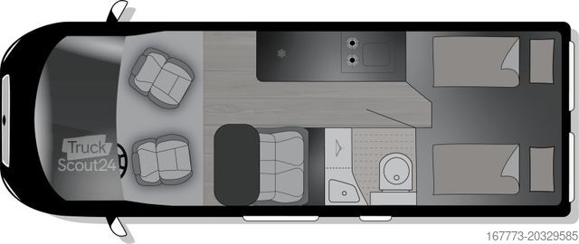 Campervan Crosscamp ADVTR 6.4 EF "Neues Modell inkl. Mediapaket"