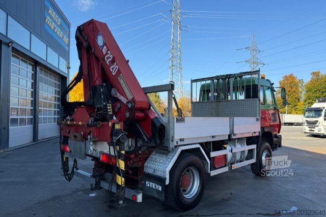 Grue montée sur camion STEYR 19S360 4x4 HMF2230-7