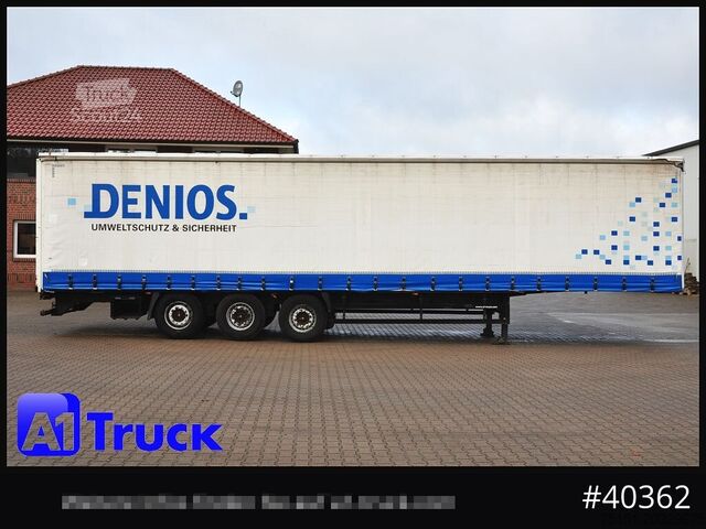 Öppen semitrailer med kapell KRONE SD Tautliner, Standard, Liftachse
