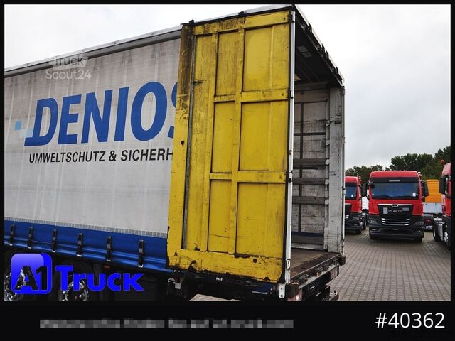Öppen semitrailer med kapell KRONE SD Tautliner, Standard, Liftachse