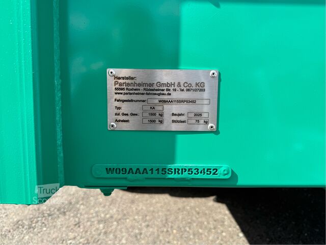 Autotrailer Partenheimer Kastenanhänger 1500 KG