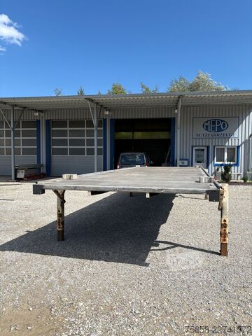 Piattaforma con cassone intercambiabile Wecon Verzinkte 7,82m Plattform niedrig 150 mm