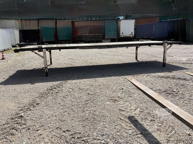 Piattaforma con cassone intercambiabile Wecon Verzinkte 7,82m Plattform niedrig 150 mm