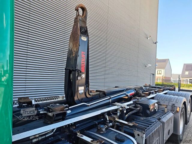 Haakarmsysteem Scania G450 6x2 Hiab Multilift XR21Z59