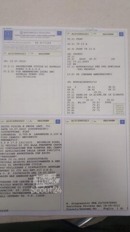 Camion per usi speciali Iveco FIAT 79.13  - 7 posti - Protezione civile -