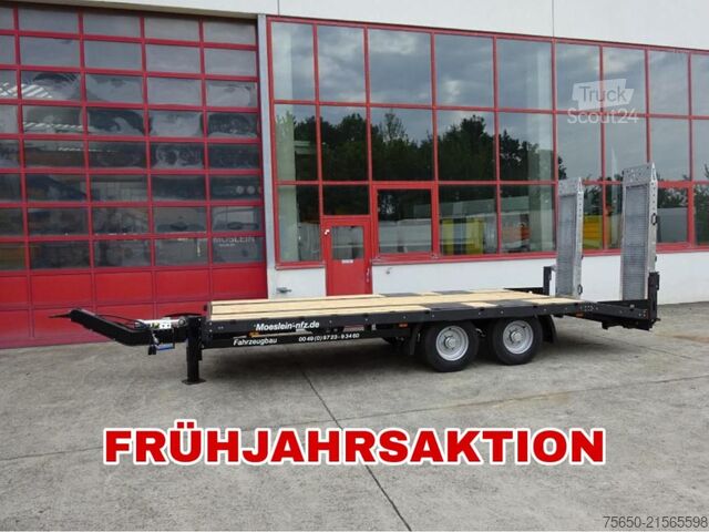 Low loader trailer Möslein TTT 13- 6,28P  Neuer Tandemtieflader 13 t GG