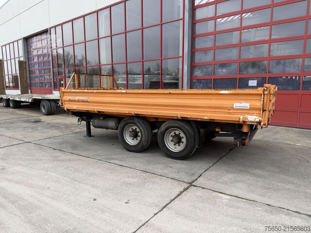 Tippsläp Müller Mitteltal KA-TA-T  13,5 t Tandemkipper- Tieflader