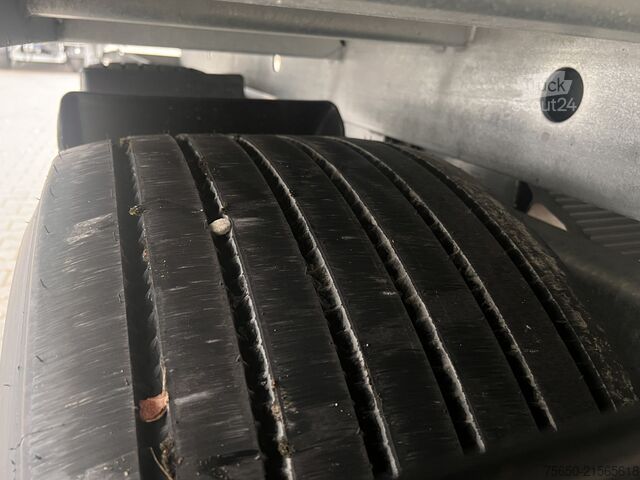 Tipper trailer Möslein TTD 19 AB  19 t Tandemkipper Tieflader, BreitbereifungGitteraufsatz