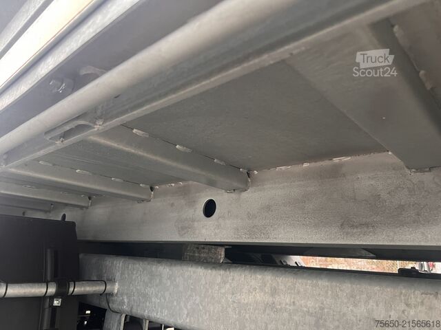 Tipper trailer Möslein TTD 19 AB  19 t Tandemkipper Tieflader, BreitbereifungGitteraufsatz