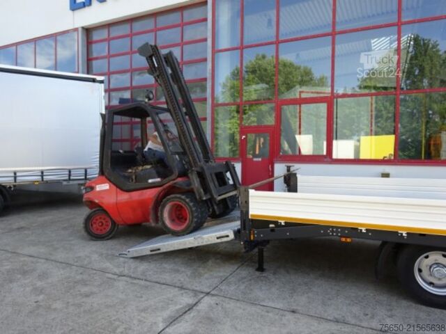 Low loader trailer Möslein TTT 11-6,2 BR Weiß  Tandemtieflader mit breiten RampenNeufahrzeug