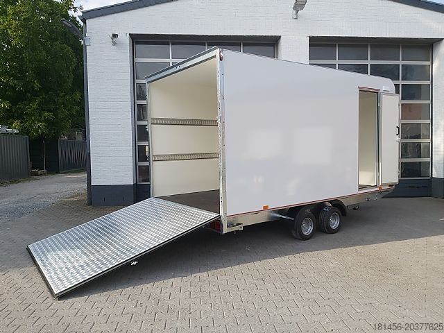 Kofferanhänger Other 420x200x210cm Seitentür Heckrampe 230Volt Licht