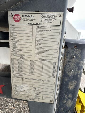 Tanker semitrailer MIMMAK Gas Semi-trailer MM 34.0t MM312