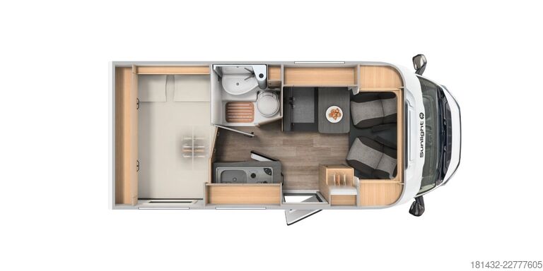 Teilintegriertes Wohnmobil SUNLIGHT Adventure V 60 Modelljahr 2027