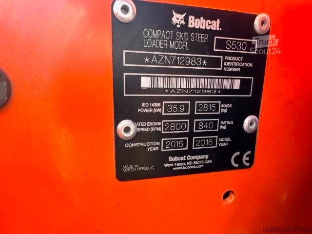 Wiellader BOBCAT S 530 High Flow 24.000 EUR
