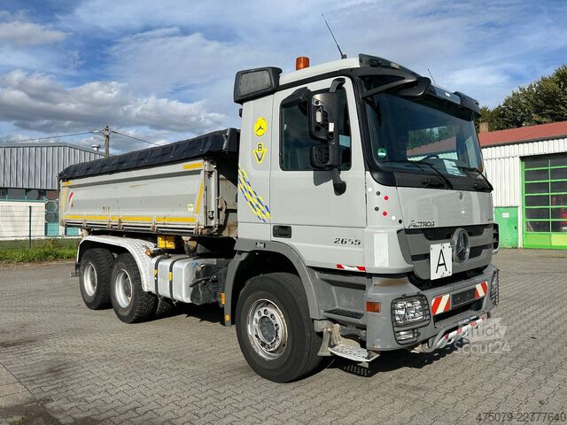 Driezijdige kipper MERCEDES-BENZ Actors 2651 / 6x4 / Meiller Bordmatik Retarder