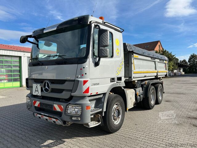 Driezijdige kipper MERCEDES-BENZ Actors 2651 / 6x4 / Meiller Bordmatik Retarder