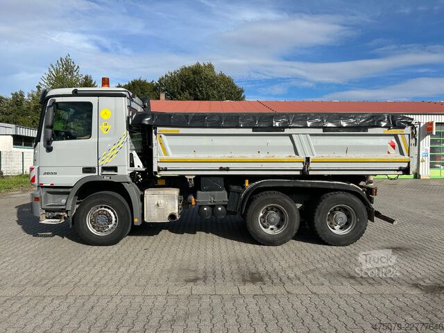 Driezijdige kipper MERCEDES-BENZ Actors 2651 / 6x4 / Meiller Bordmatik Retarder