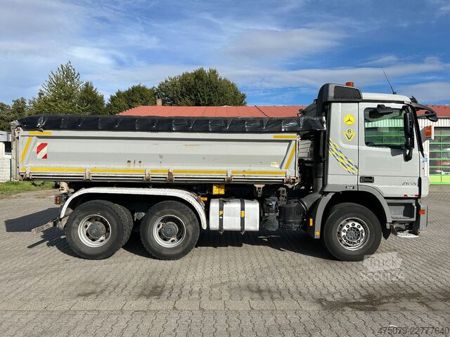 Driezijdige kipper MERCEDES-BENZ Actors 2651 / 6x4 / Meiller Bordmatik Retarder