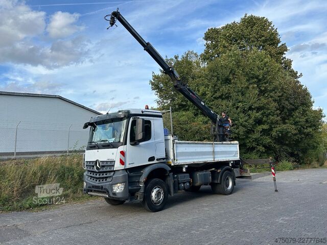 Sklápěcí vůz MERCEDES-BENZ Arocs 1840 BB 4x2 / Hiab 1100 RS79 + Greifer