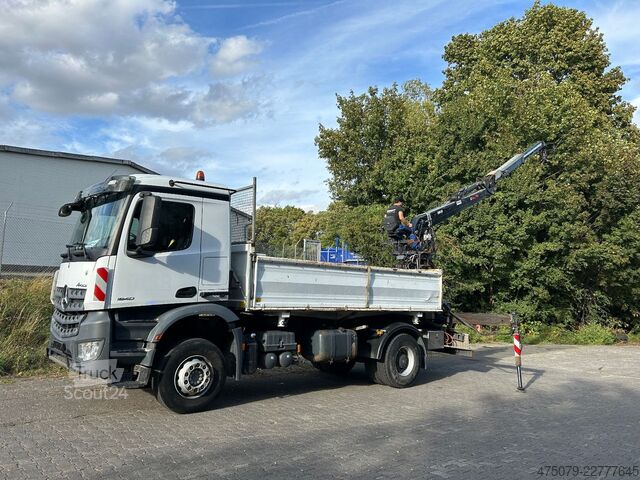 Sklápěcí vůz MERCEDES-BENZ Arocs 1840 BB 4x2 / Hiab 1100 RS79 + Greifer